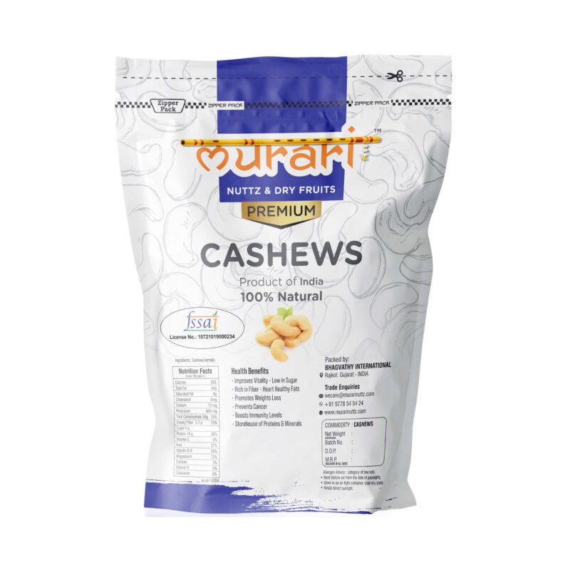 W 280 Wholes Cashew Natural Cashews (250 g)