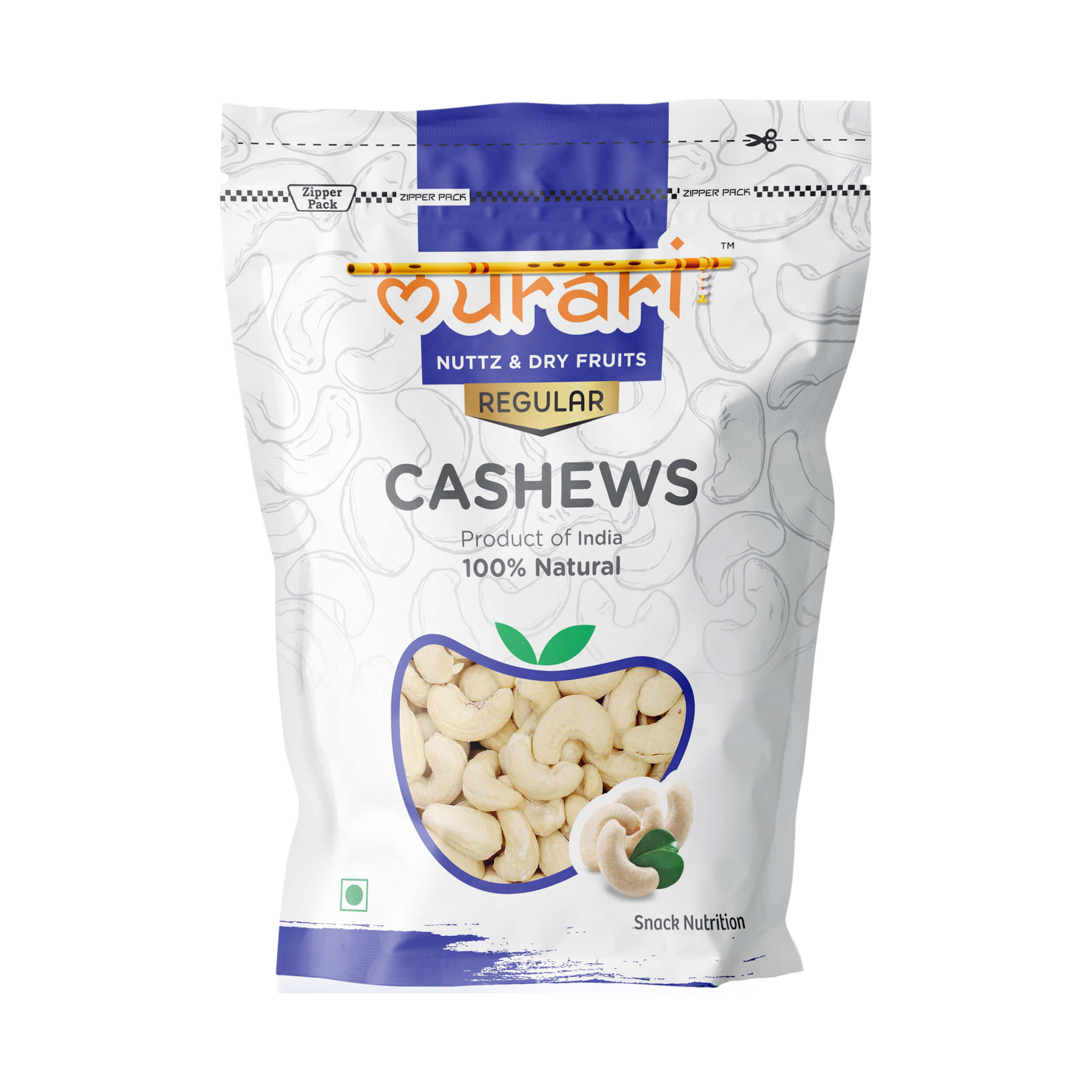 W 320 Wholes Cashew Natural Cashews (500 g)